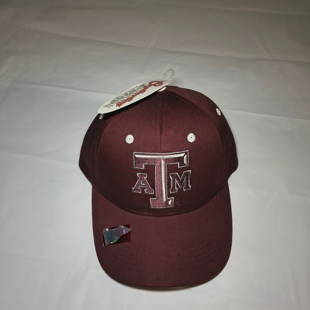 Texas A&M Aggies Hat Captivating Headgear Maroon Adjustable ATM Baseball Cap NWT